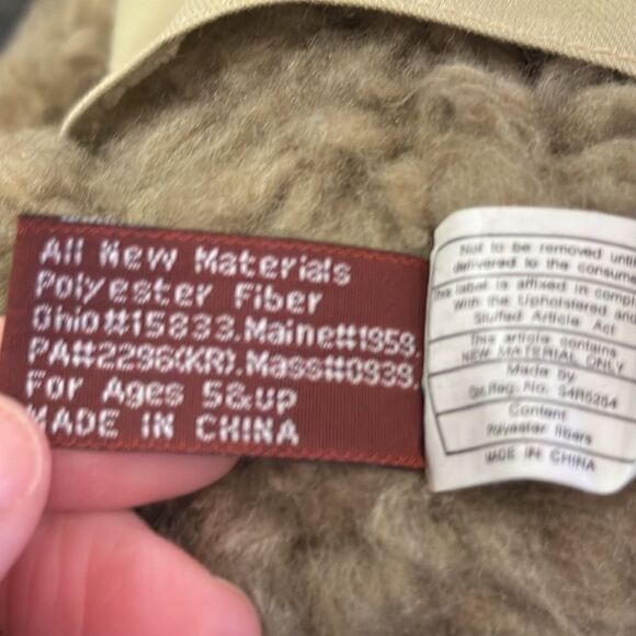 Pickford Bears Brass Button Collectables Tanner  Bear Plush 11”  1997 With Tags - Picture 8 of 9